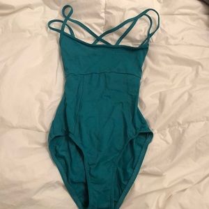 Turquoise Bloch Ballet Strappy Leotard